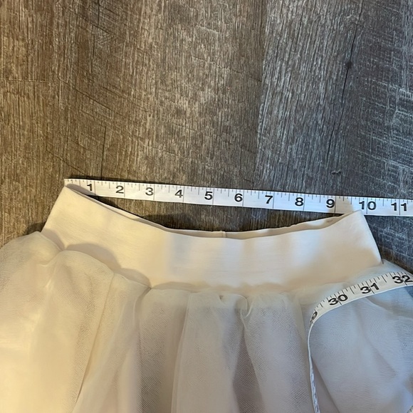 Bliss Tulle Ashley Cream Off White Tulle Skirt size XS - Picture 12 of 14